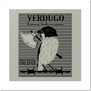 Alcaudon Verdugo Posters and Art